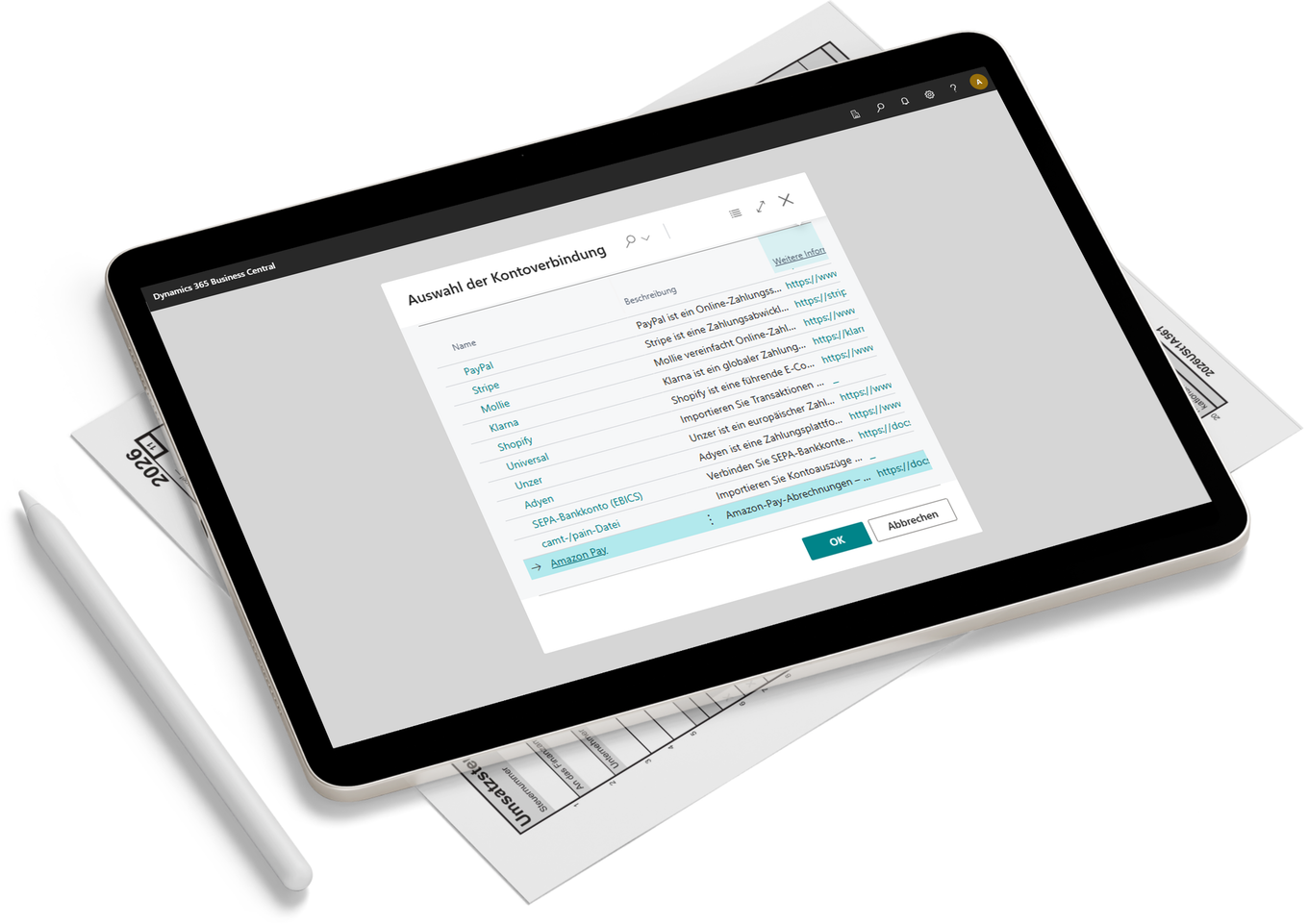 Zahlungsdienste direkt in Business Central integrieren